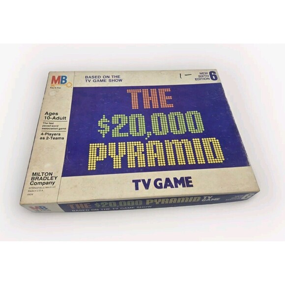 Vintage 1978 The $20,000 Pyramid Board Game Incomplete Great For Replacement Pcs - Picture 1 of 16
